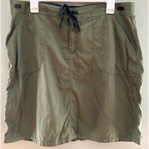 Eastern Mountain Sports EMS Olive Green Hiking Quick Dry Outdoors Skirt 14